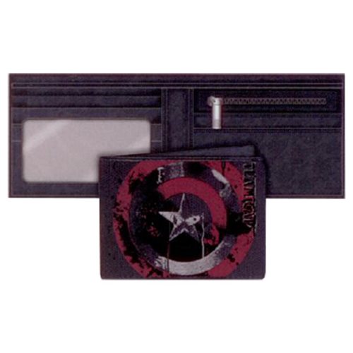 Marvel Comics Civil War Legend Captain America Canvas Bi-Fold Wallet